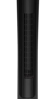 Beko EFW6900B Ventilatore a Torre Digitale, 45W, 4 Velocità, Display LED, Oscillazione 70°, Timer 24h, Nero