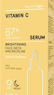 Delia Cosmetics - Siero illuminante - Vitamina C - Pelle con iperpigmentazione - Uniforma il colorito della pelle, illumina - leviga. Idratante - Vegano - 30ml