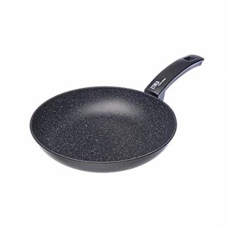 Moneta Etnea Artech Stone Ultra - Padella in Alluminio, Antiaderente, Nero, 28 cm