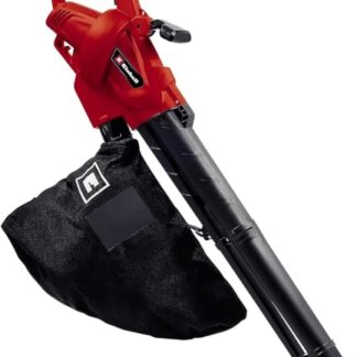 Einhell Aspiratore elettrico GC-EL 3024 E (aspirazione/soffiaggio, tubo asp. Ø 75 mm, potenza asp. 650 m³/h, trinciatura, rapporto triturazione 10:1, vel. soffiagg. 240 km/h, sacco di raccolta 40 l)